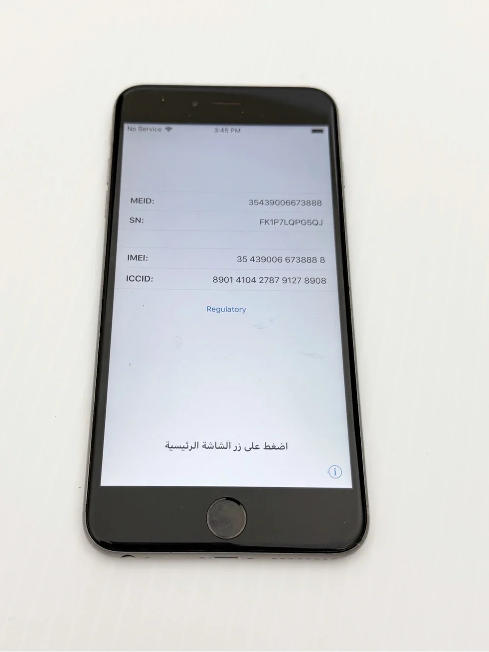 Apple iPhone 6 Plus Space Grey A1522 Smartphone Phone AT&T